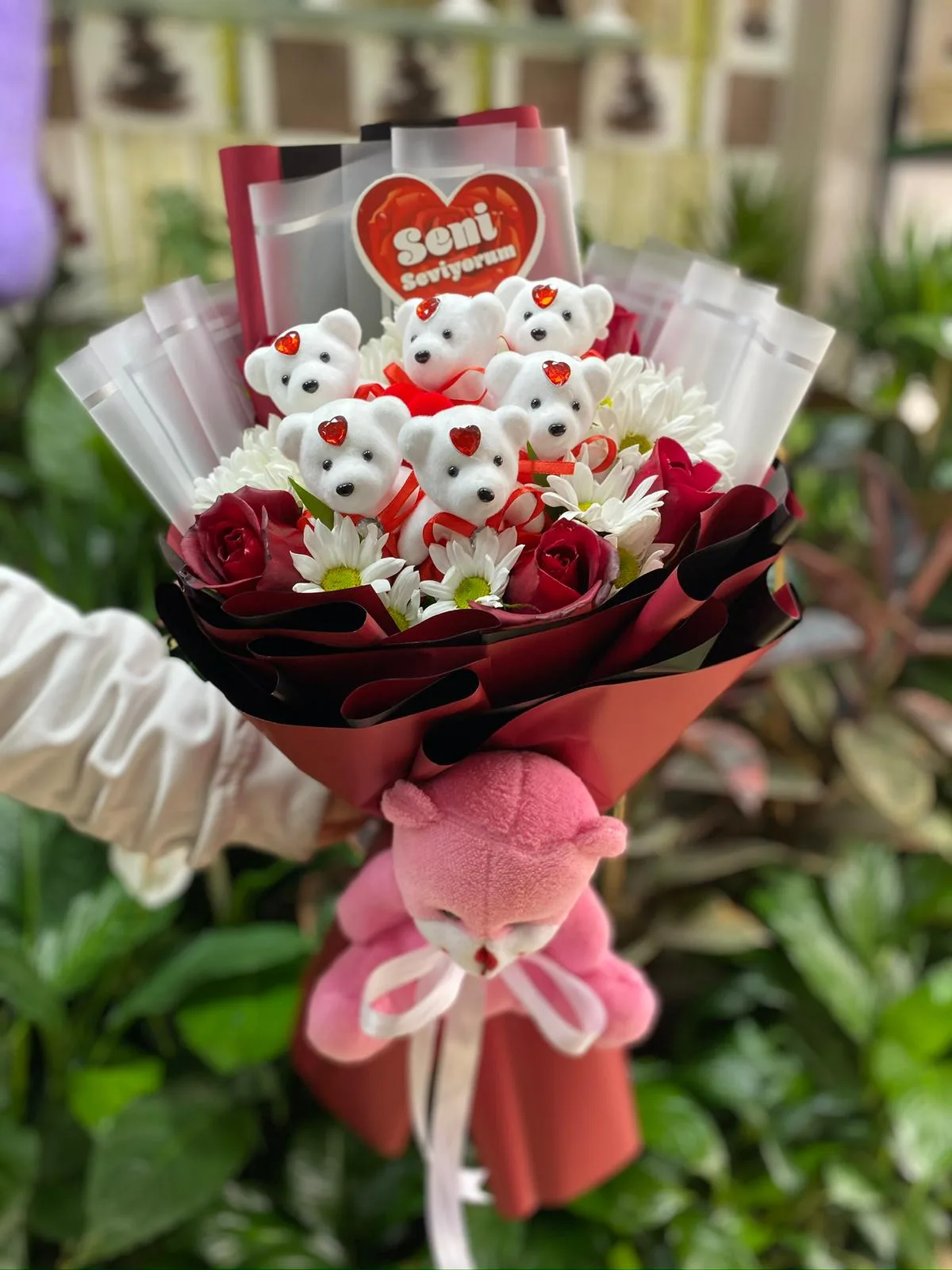 Gül Ayıcık Buketi